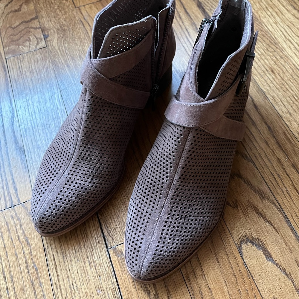 Vince Camuto Brown Ankle Boots